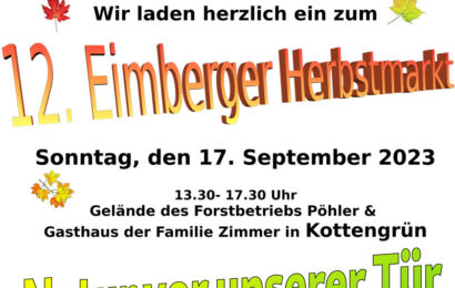 12. Eimberger Herbstmarkt in Kottengrün…