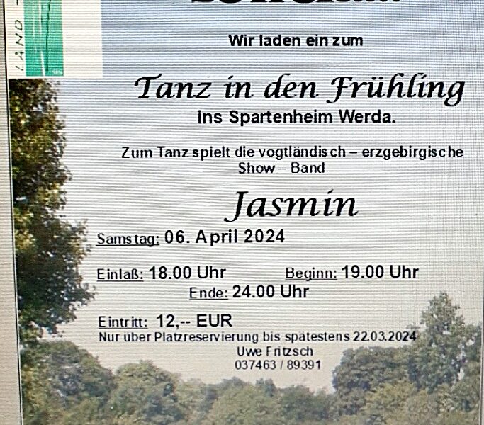 Es ist wieder soweit…